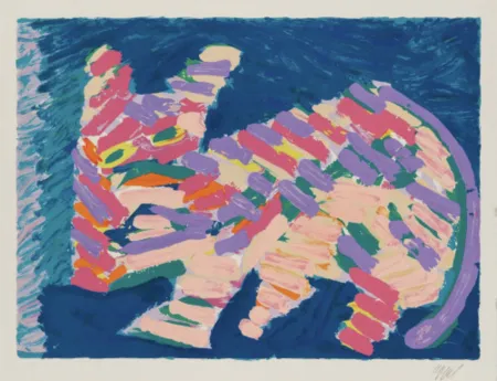 Литография Appel - Resting Cat