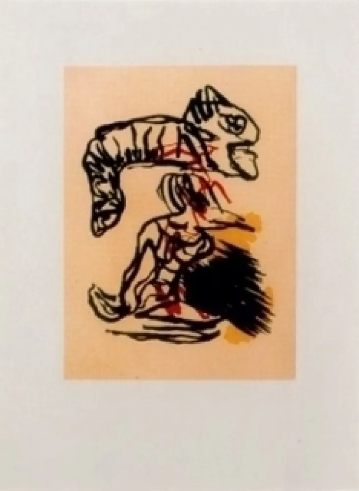 Офорт И Аквитанта Appel - Salto Sobre La Cabeza