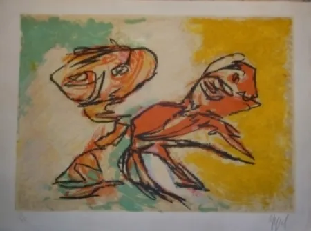 Литография Appel - Sans titre