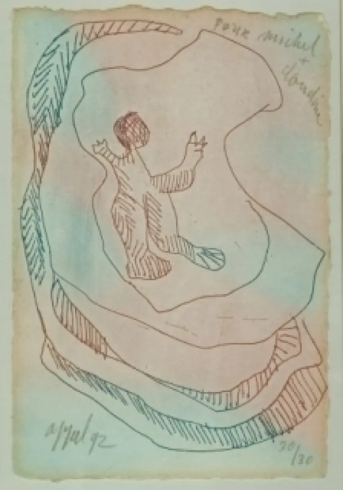 Офорт И Аквитанта Appel - Sans Titre