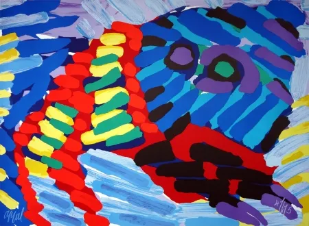 Литография Appel - See me running again