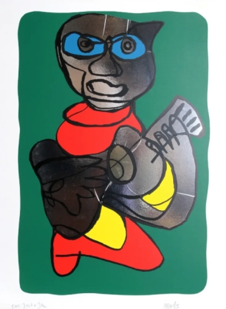 Сериграфия Appel - Singing Hands 2