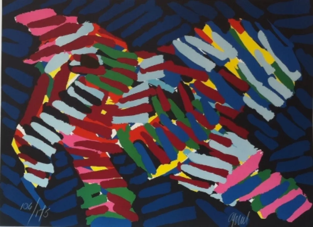 Литография Appel - Tibetan bird