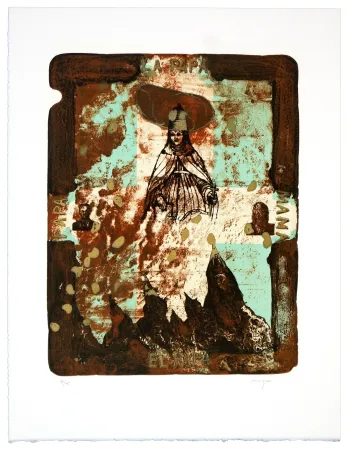 Литография Aritza - El papa, la papa, papa, mama ! (Papesse Jeanne)