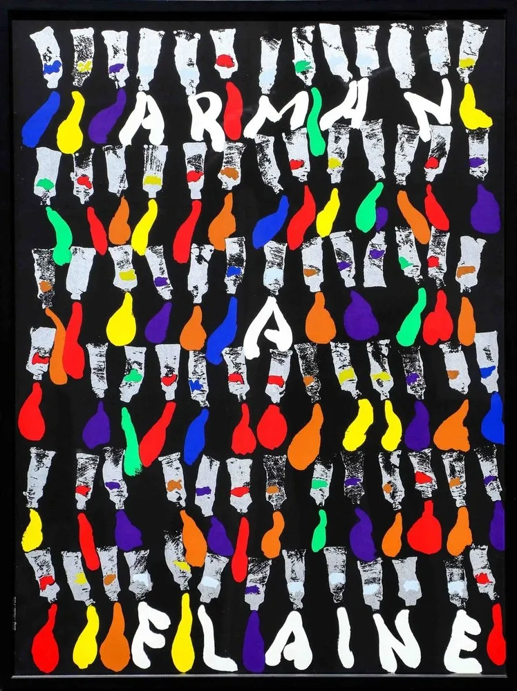 Сериграфия Arman - Arman a Flaine, 1981, Large Screenprint