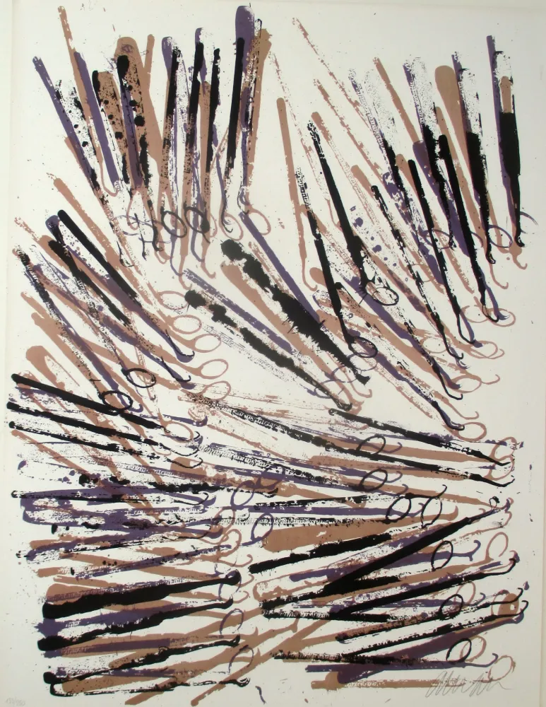 Литография Arman - Artistery: Dentistery plate 4