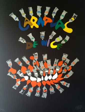 Литография Arman - Carnaval de Nice