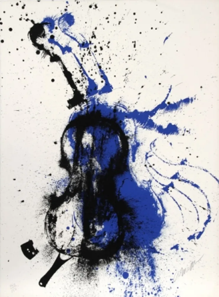 Сериграфия Arman - Crossfire