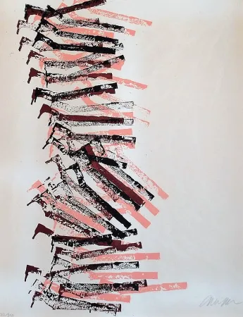 Литография Arman - Drill's Fall