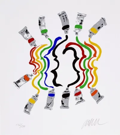 Сериграфия Arman - Fiddlemania III