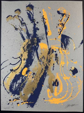 Сериграфия Arman - Grey Mood