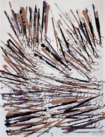 Литография Arman - Gums Galore