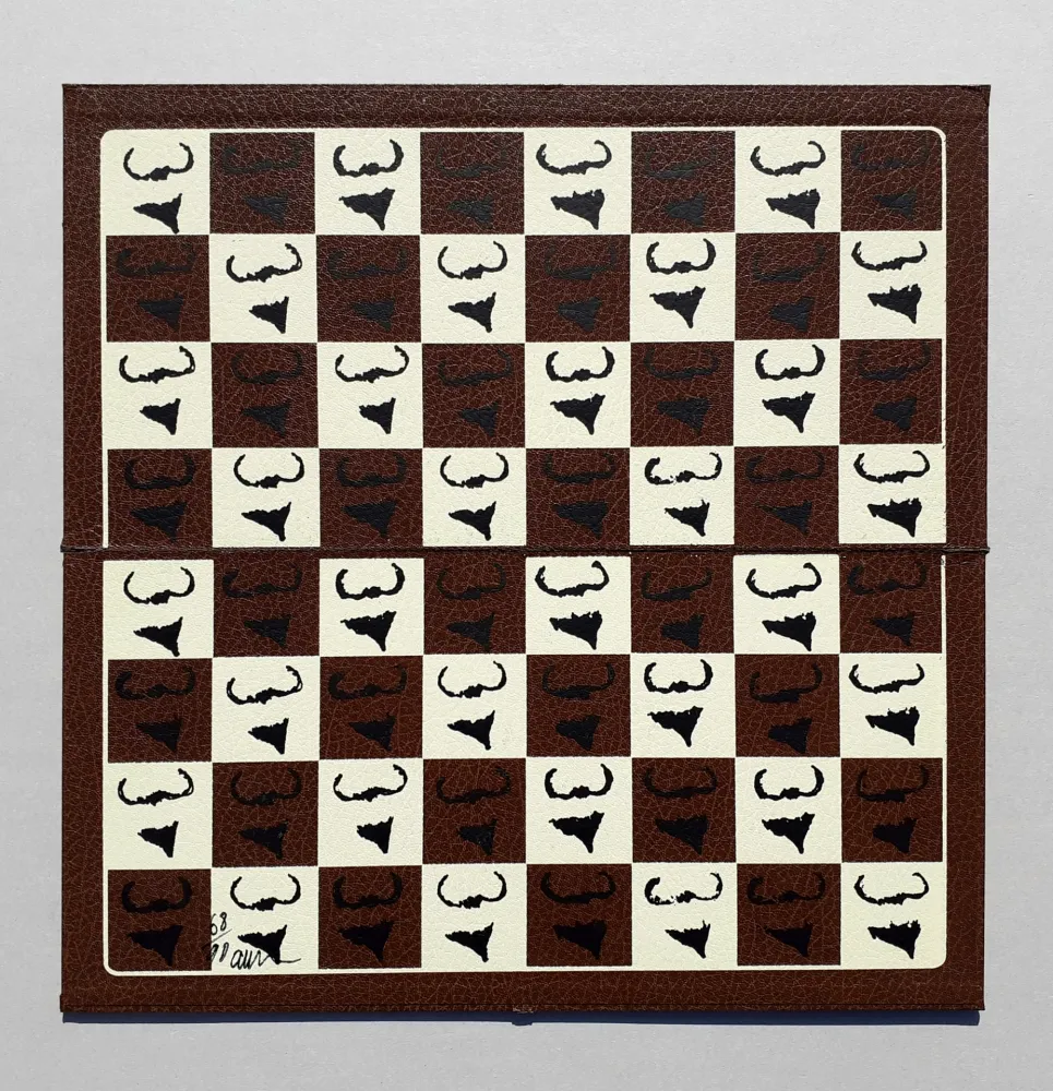 Сериграфия Arman - Hommage a Duchamp. To and for Rrose Selavy (scacchiera)