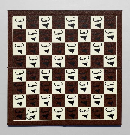 Сериграфия Arman - Hommage a Duchamp. To and for Rrose Selavy (scacchiera)