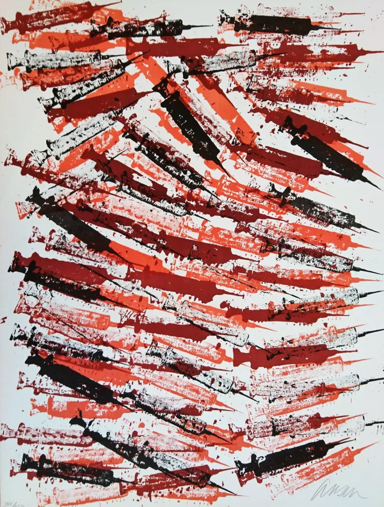 Литография Arman - Hypored