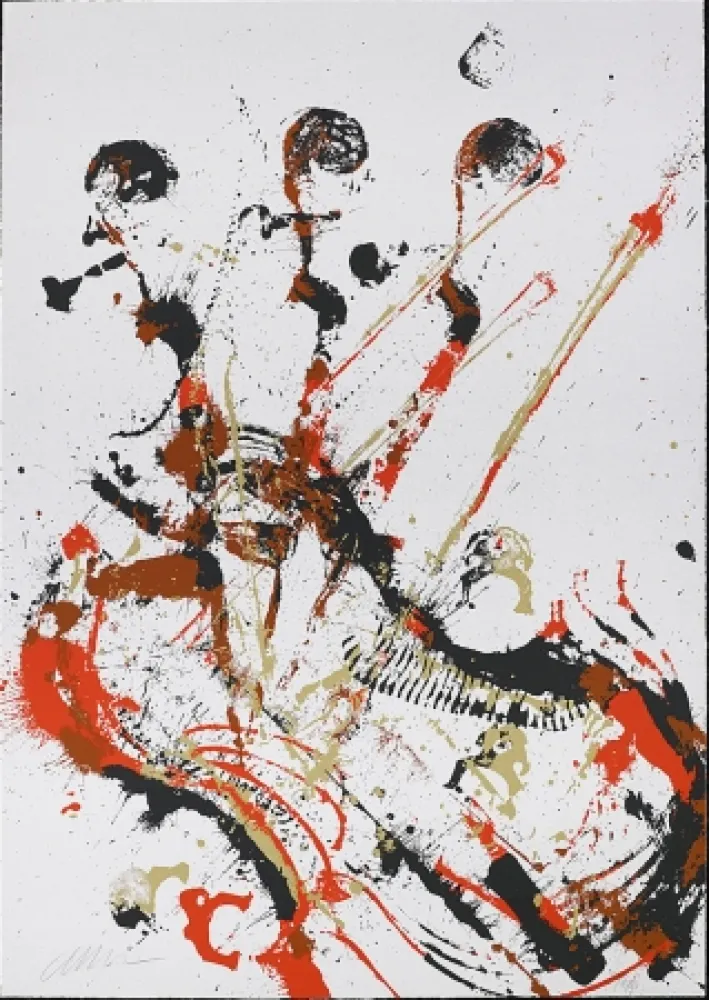 Сериграфия Arman - Melody for Strings II