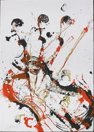 Сериграфия Arman - Melody for Strings II