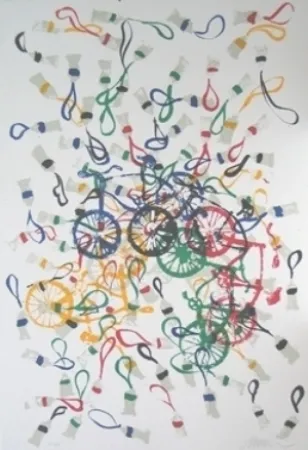 Литография Arman - Olympique 92