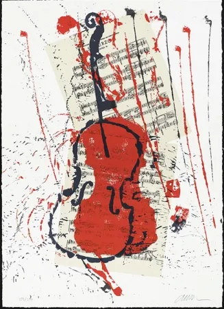 Сериграфия Arman - Scherzo opus 31