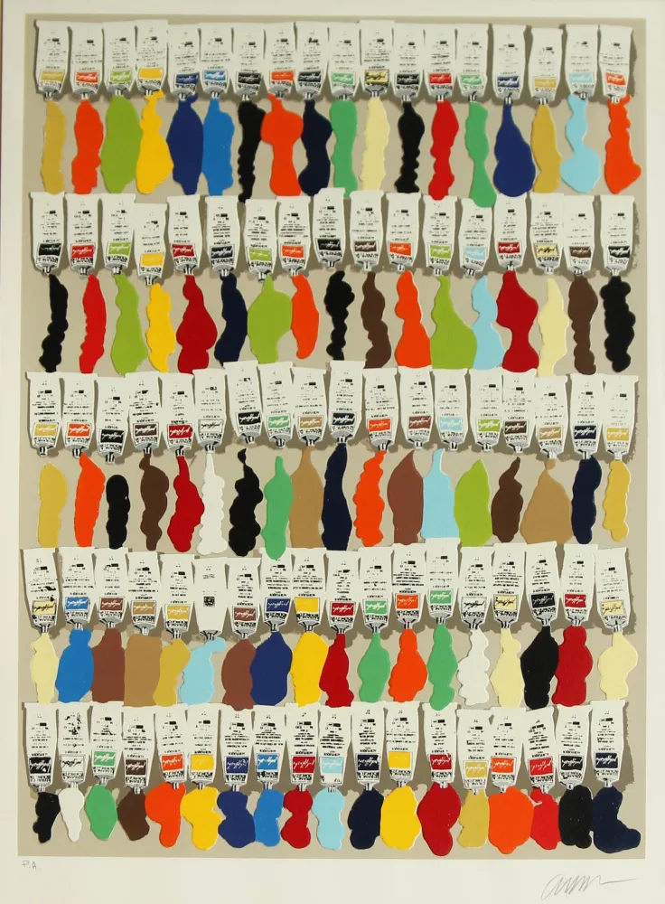 Сериграфия Arman - SENZA TITOLO