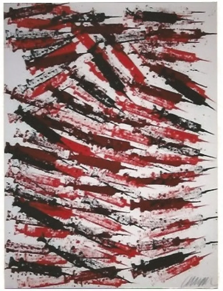 Литография Arman - Seringues