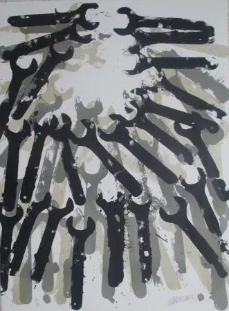 Литография Arman - Tools 1