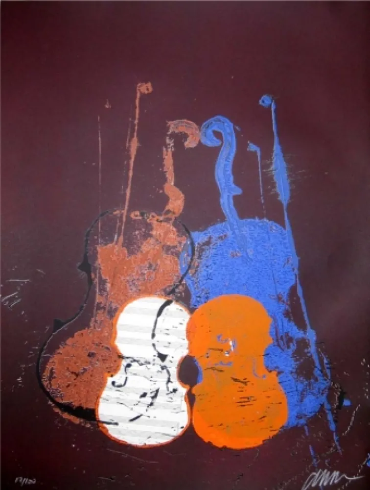 Сериграфия Arman - Untitled (Mélodie)