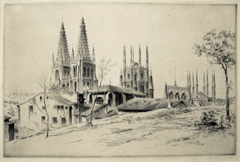 Гравюра Arms - Burgos (a.k.a. A Spanish Town Revisited)