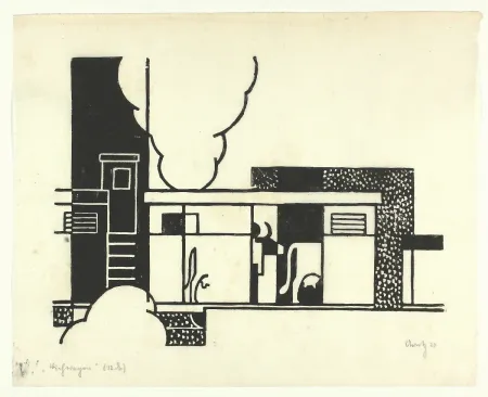 Гравюра На Дереве Arntz - Viehwagen (Cattle wagon)