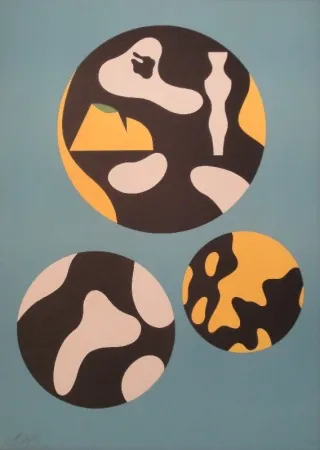 Литография Arp - De la famille des étoiles.