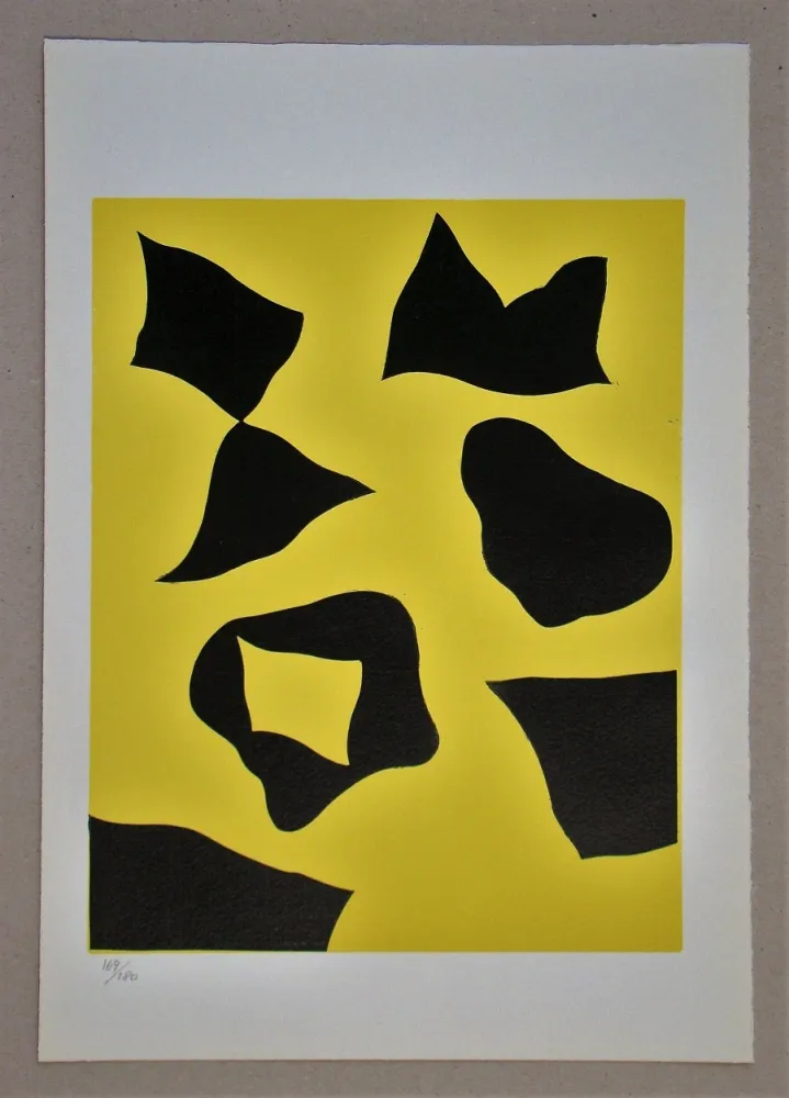 Гравюра На Дереве Arp - Es schneit nach oben