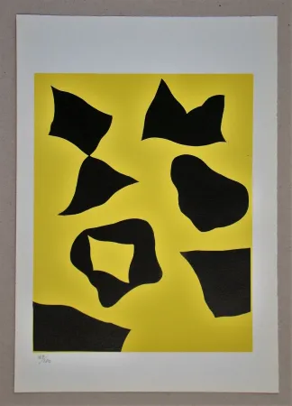 Гравюра На Дереве Arp - Es schneit nach oben