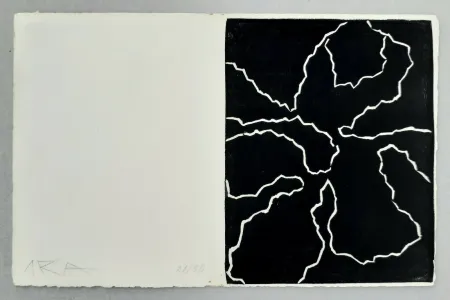 Линогравюра Arp - Fleurs