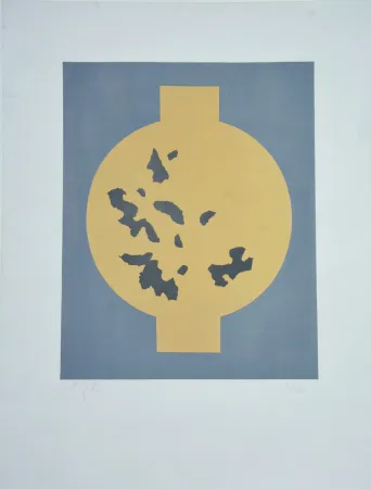 Литография Arp - Formes symétriques aux flocons du hasard 