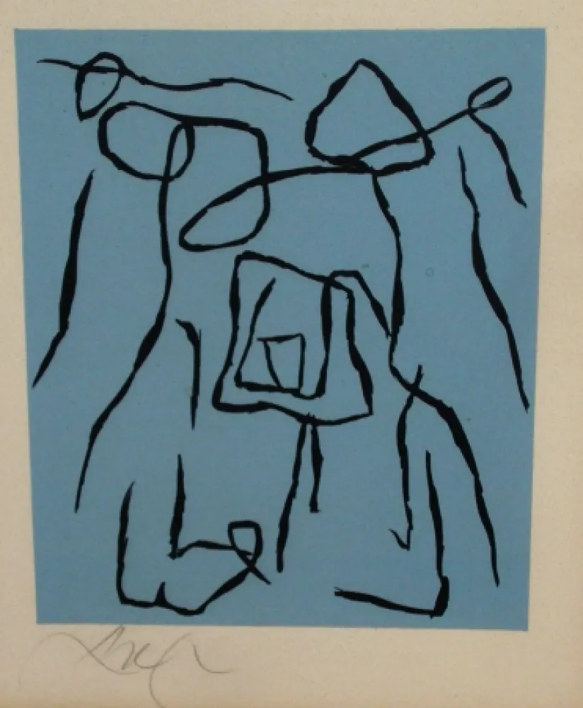 Гравюра На Дереве Arp - Le rideau