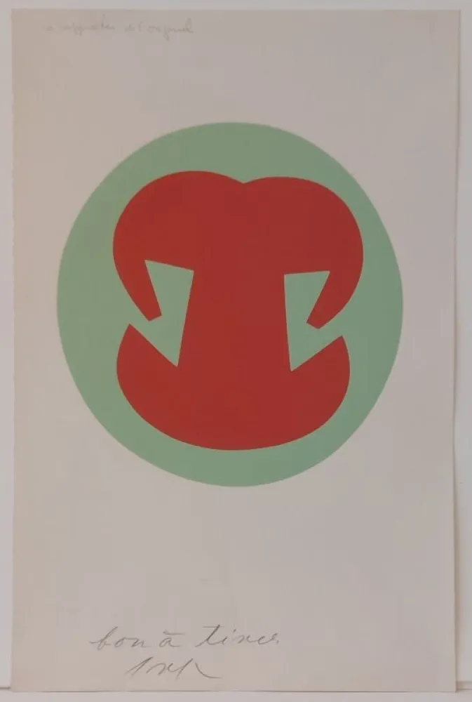 Гравюра На Дереве Arp - Sans titre