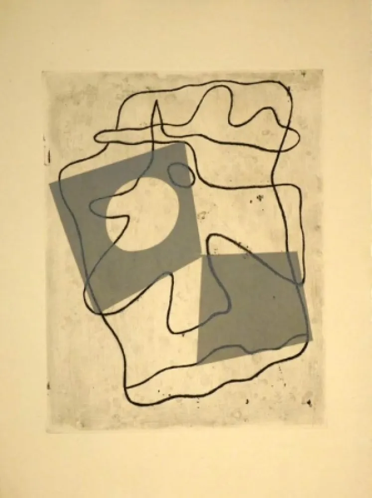 Иллюстрированная Книга Arp - Vers le blanc infini. (Poèmes et gravures)