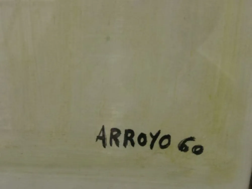 Литография Arroyo - MATADOR (Detalle de la firma)