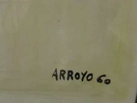 Литография Arroyo - MATADOR (Detalle de la firma)