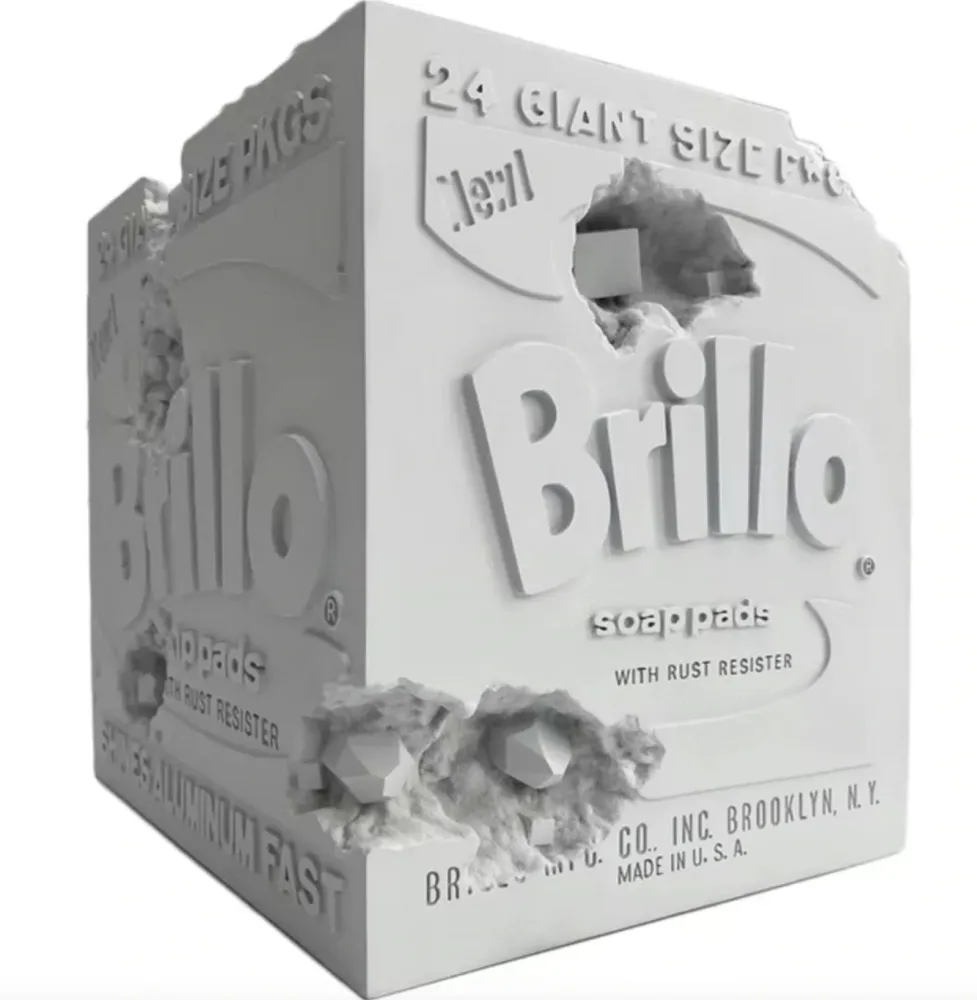 Многоэкземплярное Произведение Arsham - Eroded Brillo Box Figure