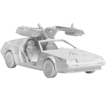 Многоэкземплярное Произведение Arsham - Eroded Delorean (white)