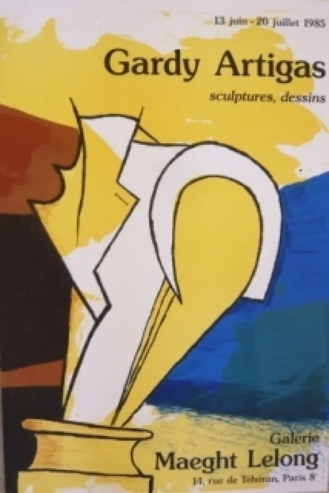 Афиша Artigas - Affiche exposition galerie Maeght Lelong