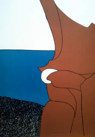 Литография Artigas - LE BIJOU BLANC