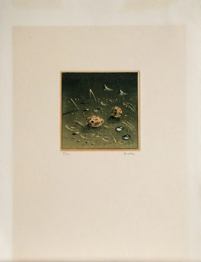 Акватинта Asada - Composition, ca.