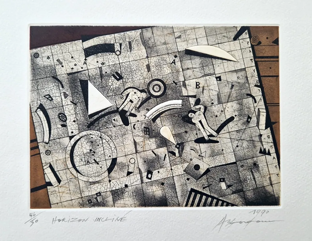 Офорт И Аквитанта Assadour - Horizon incliné