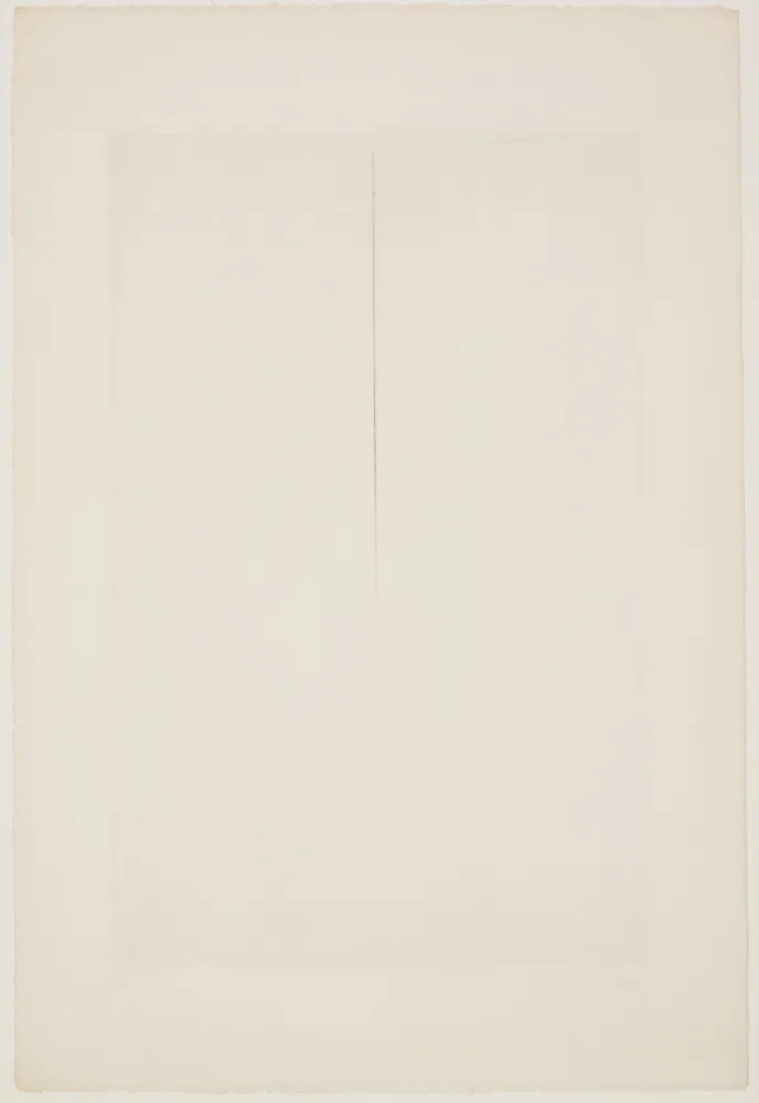 Гравюра Сухой Иглой Asse - FENÊTRE-ESPACE, 1974.