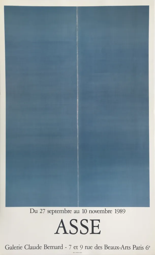 Афиша Asse - Galerie Claude Bernard