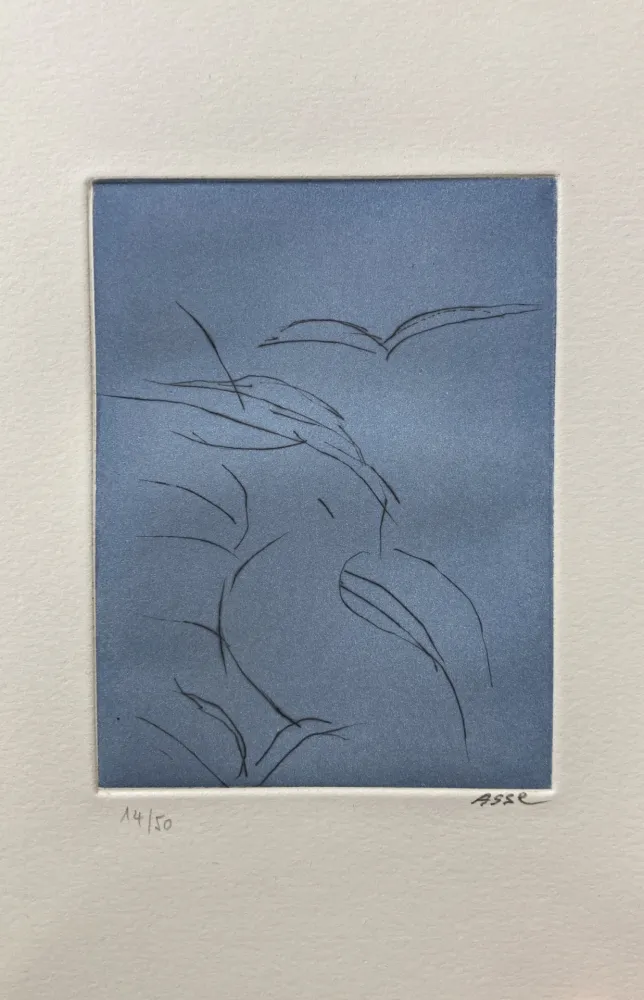 Иллюстрированная Книга Asse - Notes sur Thème. 9 pointes sèches. 