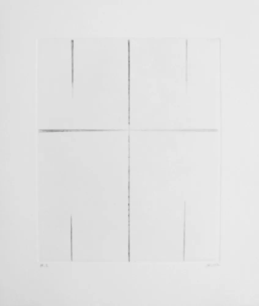 Гравюра Сухой Иглой Asse - Sans titre