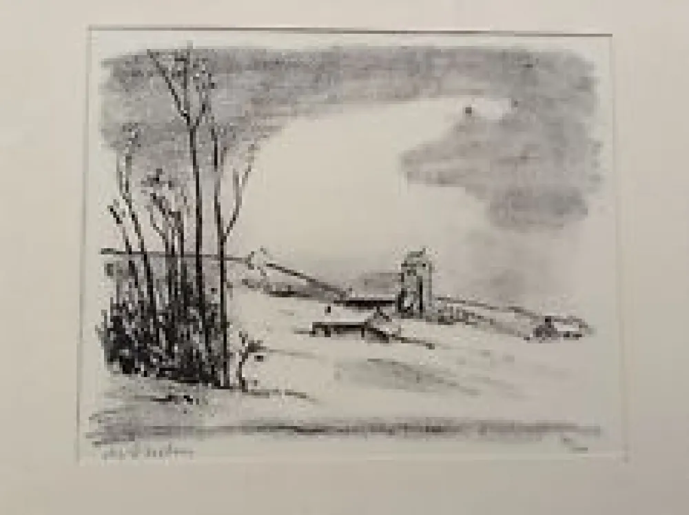 Гравюра Asselin - Maurice Asselin.  Dix estampes originales.